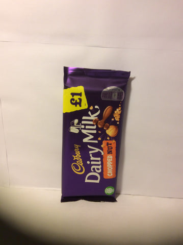 Cadbury chopped nut-95gX22’s-20%-p/m-£-1.00