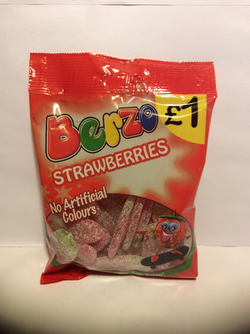 Berzo strawberry bag-150gX12-20%-£-1.00