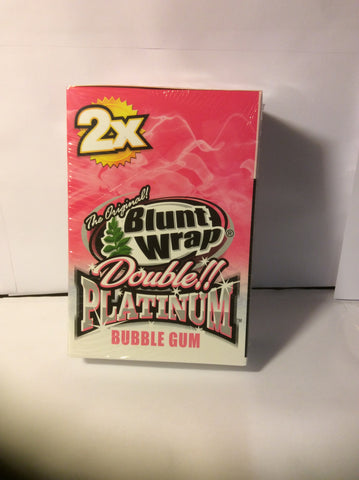 Blunt Wrap Double Platinum Bubble gum-25's-20%code-65