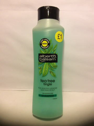 Alberto balsam tea tree shampoo-350mlX6-20%-P/M-£-1.00